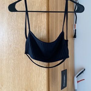 PLT bra top. Has an open back and it perfect for going out!